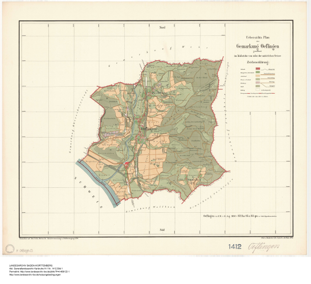 Ein altes topografisches Kartenbild von Köln, Deutschland, das geographische Merkmale wie Flüsse und Berge sowie Text und Zahlen zeigt, die die Bevölkerung, Straßen und Sehenswürdigkeiten der Stadt beschreiben.