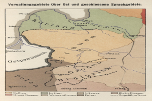 Ein Plakat mit einer Karte des Deutschen Reiches in der Mitte, die das Ausmaß des Britischen Empire zeigt, mit detaillierten geographischen Merkmalen und Textbeschriftungen.