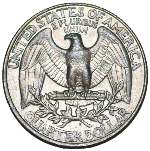 Eine Münze mit eingravierter Schrift.