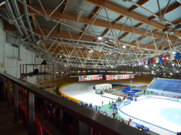 Am Westpark Topping-out-Feier im Sportkomplex